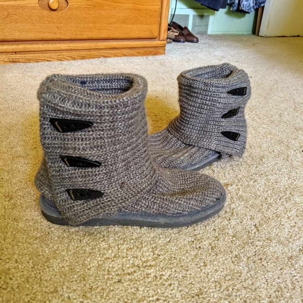 Bearpaw knit foldover boot